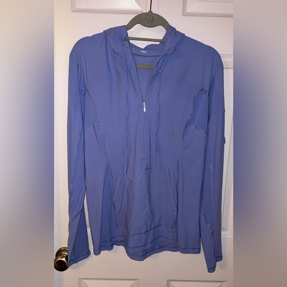 Lululemon Quarter Zip Hoodie Periwinkle